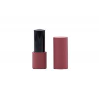 China Magnet Connected Lip Balm Tubes Soft Touch Color Spraying Aluminum Lipstick Container on sale