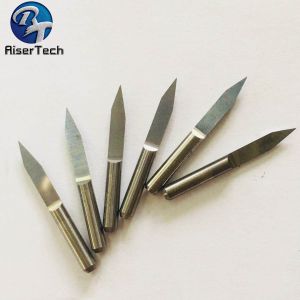 China 3.175-16mm Tungsten Steel And Cobalt Alloy Plastic Router Bits With V Shape wholesale