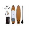 Commercial Bamboo Standup Paddle Board Set Fishing Stand Up Paddle Board Aqua