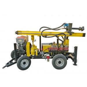 China 4 Wheels Dth Drilling Equipment Rock Drilling Machine For 110m Water Well supplier