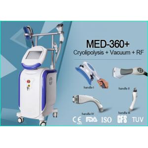 Vertical 4 Handles Cryolipolysis Machine , Non Surgical Body Contouring Machine