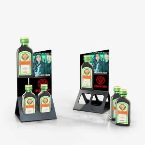 Specialty Store Acrylic Display Stand Beer Bottle Rack Supermarket For Promotion