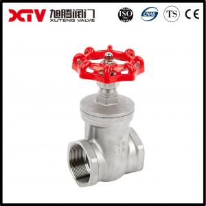 China Household Usage Stainless Steel Thread Hand Wheel Butterfly Valve with US Currency supplier