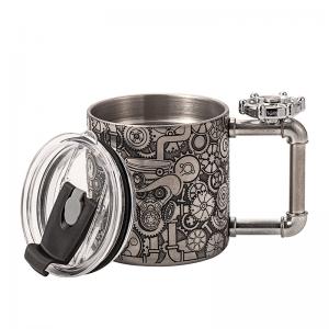 China 18/8 Stainless Steel Coffee Mug SS304 Insulated Travel Mug With Handle supplier