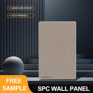 China SPC Wall Panels Favourite 600*2440*4mm Waterproof And Moisture-Resistant Stone Plastic Composite Eco-Friendly Stone Plastic Composite Faux Tile Design Wall Paneling For Bathroom And Toilet wholesale
