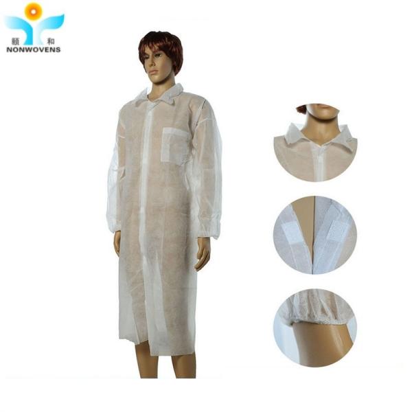 PP SMS Disposable Lab Coat With Different Color Or Size Mainly Used In The Lab