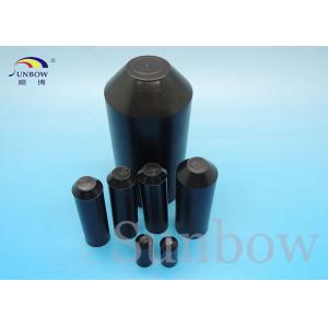 China Adhesive lined heat shrinkable silicone hose end caps polyolefin supplier