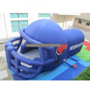 inflatable helmet inflatable football tunnel for event red Oxford cloth