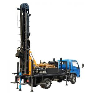 China 200m Hydraulic Water Well Drilling Rig , Truck Mounted Water Well Drilling Machine supplier