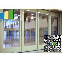 China 3.35 Inch Paired Sliding Folding Glass Room Partitions Singapore on sale