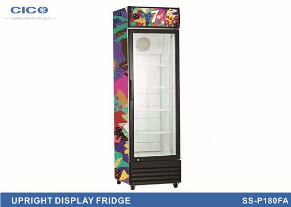 Electric Upright Display Refrigerator , Commercial Ice Cream Freezer