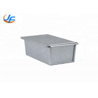China RK Bakeware China Manufacturer-Single Aluminum Pullman Loaf Bread Pan With Cover / Baking Mould Cake Toast Bread Mold on sale