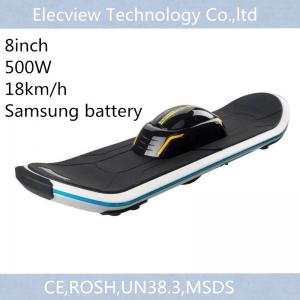 China Smart 8 inch black one wheels hoverboard electronic skateboard Samsung battery LED supplier