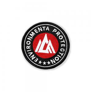 Merrowed Company Logo Badges , Iron On Logos For Hats Beanies OEM