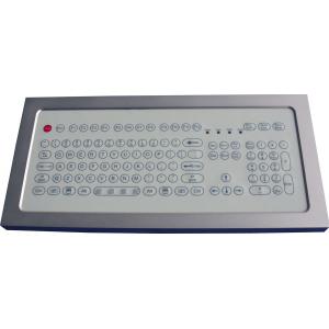 China IP68 Desktop Industrial Anti - Microbial Membrane and Aluminum Keyboard supplier