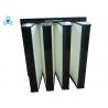 High Performance H13 V Bank Filter , Portable Air Filter For Hospital Operating