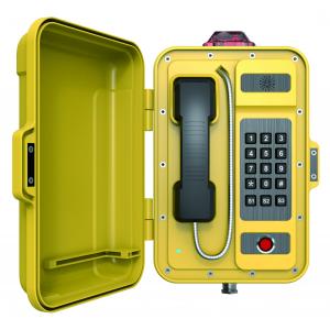 Running Indicator Light Industrial Weatherproof Telephone Fully Automated Dialing