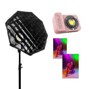 2700-7500K cob led video light 60W Handheld Studio video camera 12 lighting effects COB Pocket Fill Light