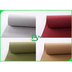 China 0.55mm Thickness Washable Kraft Paper 30 Colors Kraft Paper Rolls For Backpack supplier