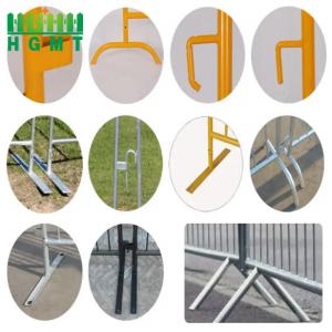 China Portable Road Traffic Safety Metal Barricade Fence Concert Pedestrian Temporary supplier