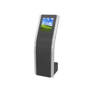 Self Service 19 Inch LCD Digital Signage Kiosk Customized Stream Design Semi Outdoor