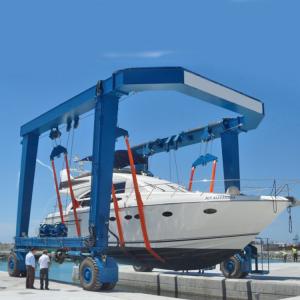 China 150 Ton Travel Lift Crane With 4 Sling Units & Hydraulic Steering supplier