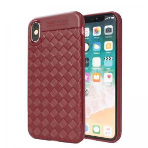 China New Arrival Braided Weave Pattern TPU Soft Silicon Mobile Phone Case for iphone X supplier