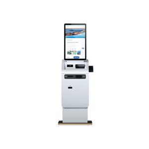China Lightweight Automatic Check-In Terminal With Card Reader And Printer Smart Parking Payment Kiosk supplier