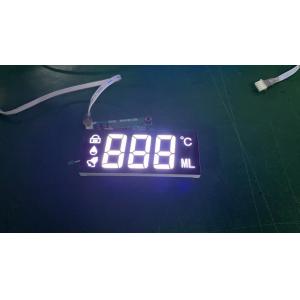 China Ultra Thin White 7 Segment LED Display Common Cathode For Timer Indicator supplier