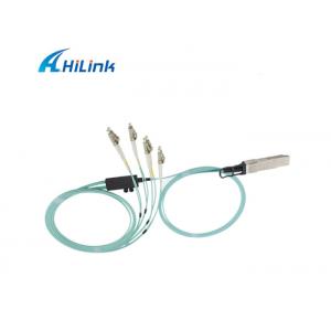 China 1-10m Length Active Optical Cable 40G AOC QSFP+ To 8 LC QSFP-8LC-AOC CE Approval supplier