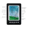China Station météorologique solaire sans fil avec thermomètre et horloge de précision wholesale