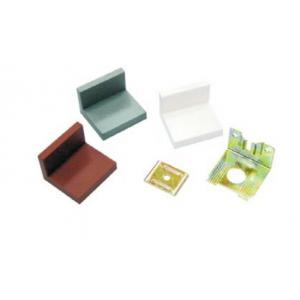 Plastic / Metal L Shape Cabinet Suspension Bracket , Kitchen Cupboard Hangers