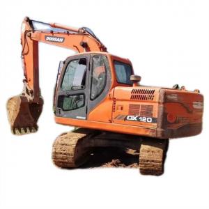 95KW Used Heavy Machinery Hydraulic Crawler Excavators Doosan DX120