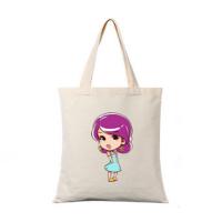 China White Navy Eco Canvas Bags Shopping Tote Bag For School Kids on sale