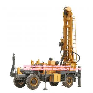 China 400m Trailer Mounted Rotary Hydraulic Water Well Drilling Rig supplier