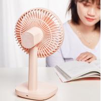 China DC5V Rechargeable Table Fans Bedroom Battery Operated Desk Fan on sale