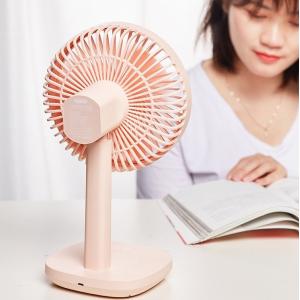 DC5V Rechargeable Table Fans Bedroom Battery Operated Desk Fan