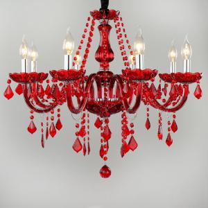 China Customization E14 Light Source Crystal Candle Chandelier AC 85 - 265V supplier