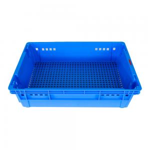 Customized Logo Mesh Bread Turnover Crate for Supermarket Plastic Mesh Container