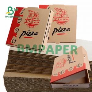 1mm 1.5mm Thick Corrugated Cardboard Sheets For Pizza Container