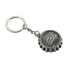 Matt Gun Bottle Cap Keychain Iron Personalized Bottle Opener Keychain