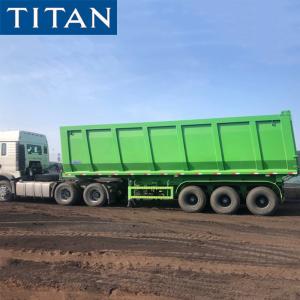 China Tip Tipper Trailer - 3 Axle 100 Ton Dump Trailer for Sale in Ghana supplier