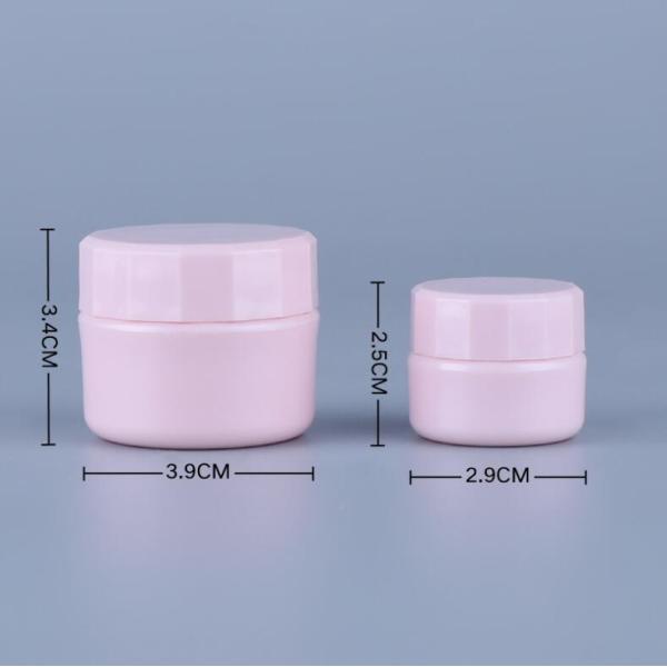 China Mini PP Tarro de Crema Cosmética Vacío Contenedores para el Cuidado de la Piel Color Rosa (MC-P-509) supplier