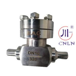 DN10 PN320 High pressure butt welding check valve For LNG LOX LIN LAR LCO2  tank