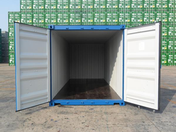 20' X 8' X 8'6" Cargo Shipping Container Steel Dry 1 Pair Of Forklift Pocket