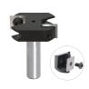 China Replaceable Tungsten Carbide Woodworking High Precision Cnc Hss End Mill 2 Flute Cleaning Bottom Trimming Router Bits for Wood wholesale