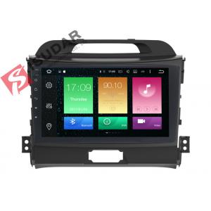 China Full RCA Output Kia Sportage Sat Nav System 1 Din Bluetooth Car Radio Heat Dissipation supplier