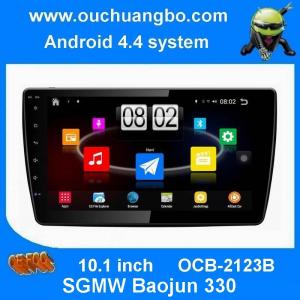 Ouchuangbo car radio dvd for android 4.4 SGMW Baojun 330 support Quad-Core bluetooth gps navigation system
