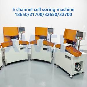 China 5 Channels Automatic Sorting Machine LCD Screen For Cylindrical Lithium Batteries supplier