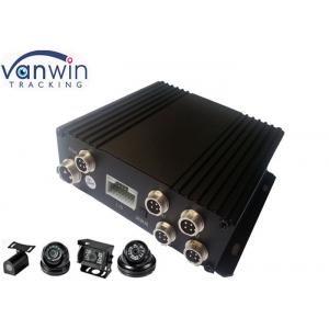 256G SD Mobile DVR with GPS Tracking , MDVR 4CH Car Camera Mobile